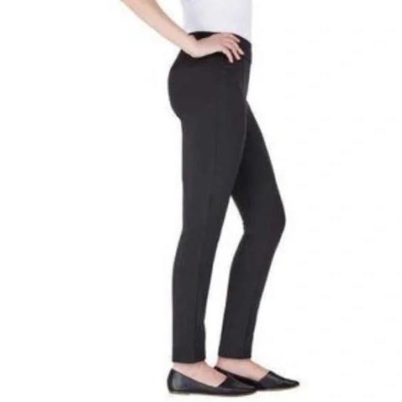 HILARY RADLEY Navy Blue Pull On small Knit Pants - Picture 3 of 7